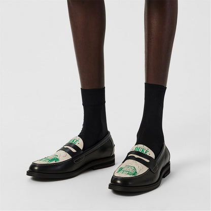  Casa Duke Penny Loafers Black