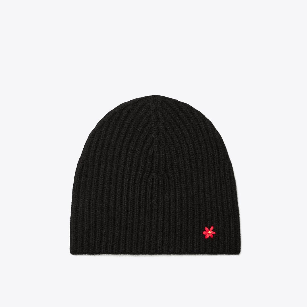 Tory Burch Cashmere Beanie Black