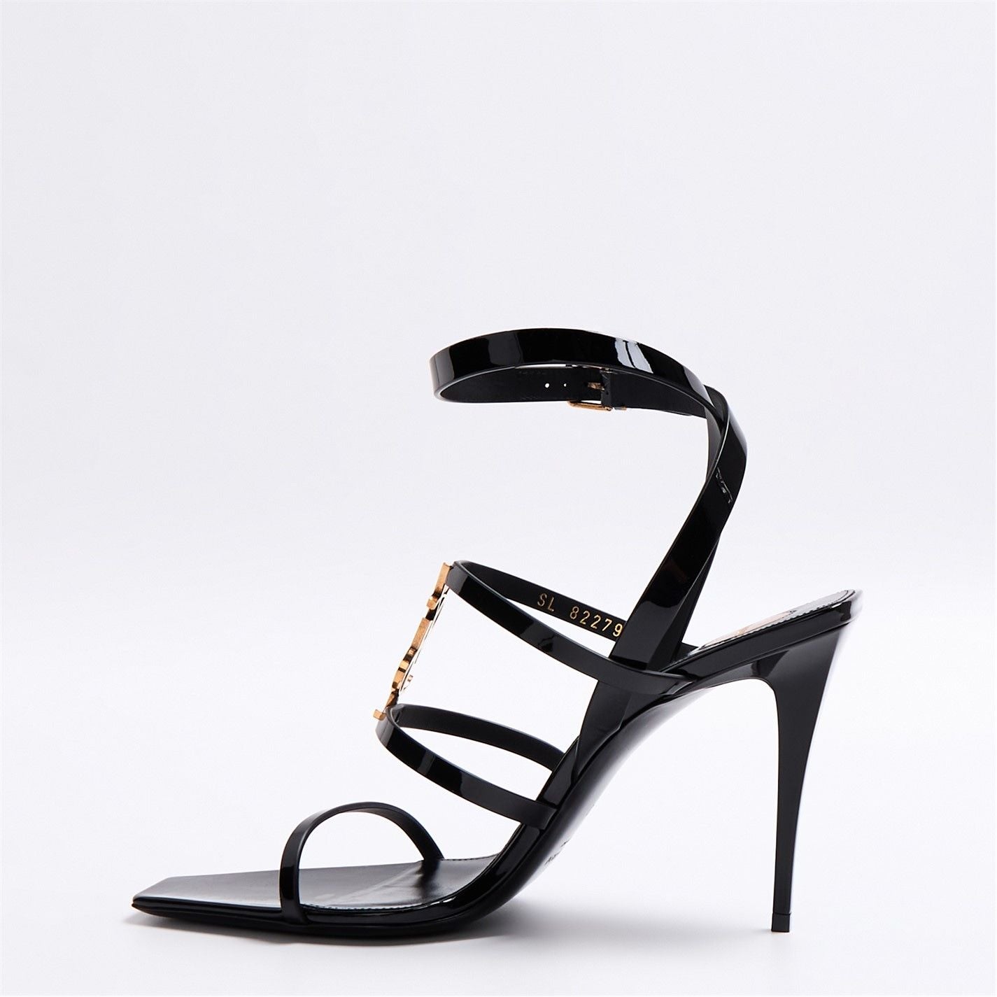  Cassandra Heeled Sandals Black