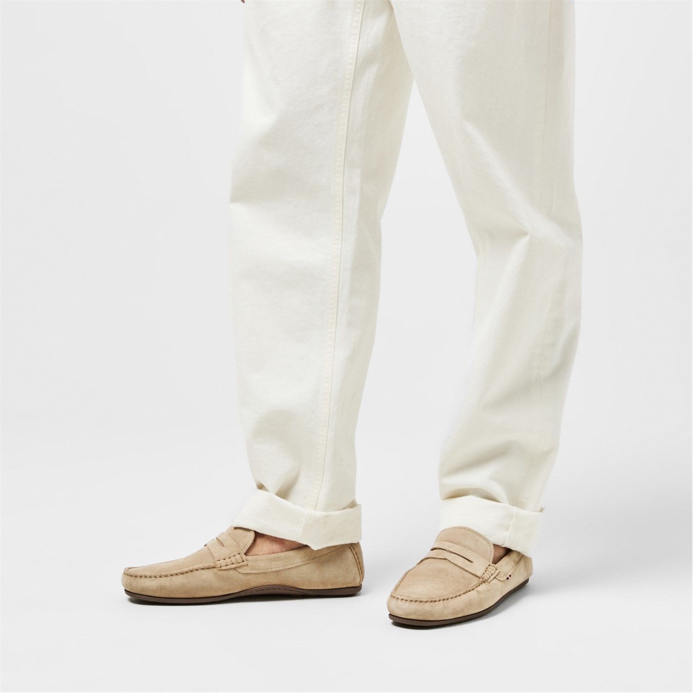  CASUAL HILFIGER SUEDE DRIVER Beige
