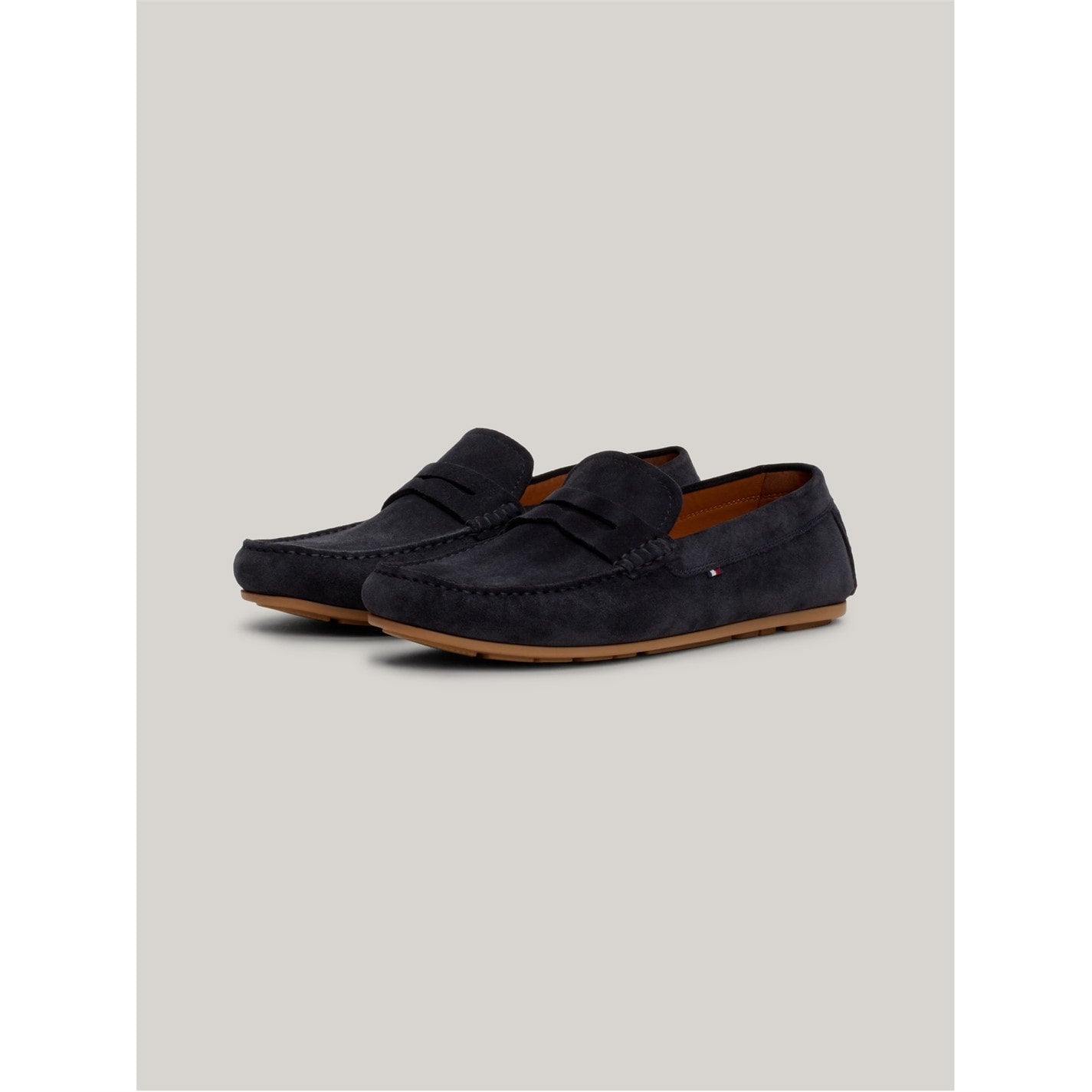  CASUAL HILFIGER SUEDE DRIVER Desert Sky