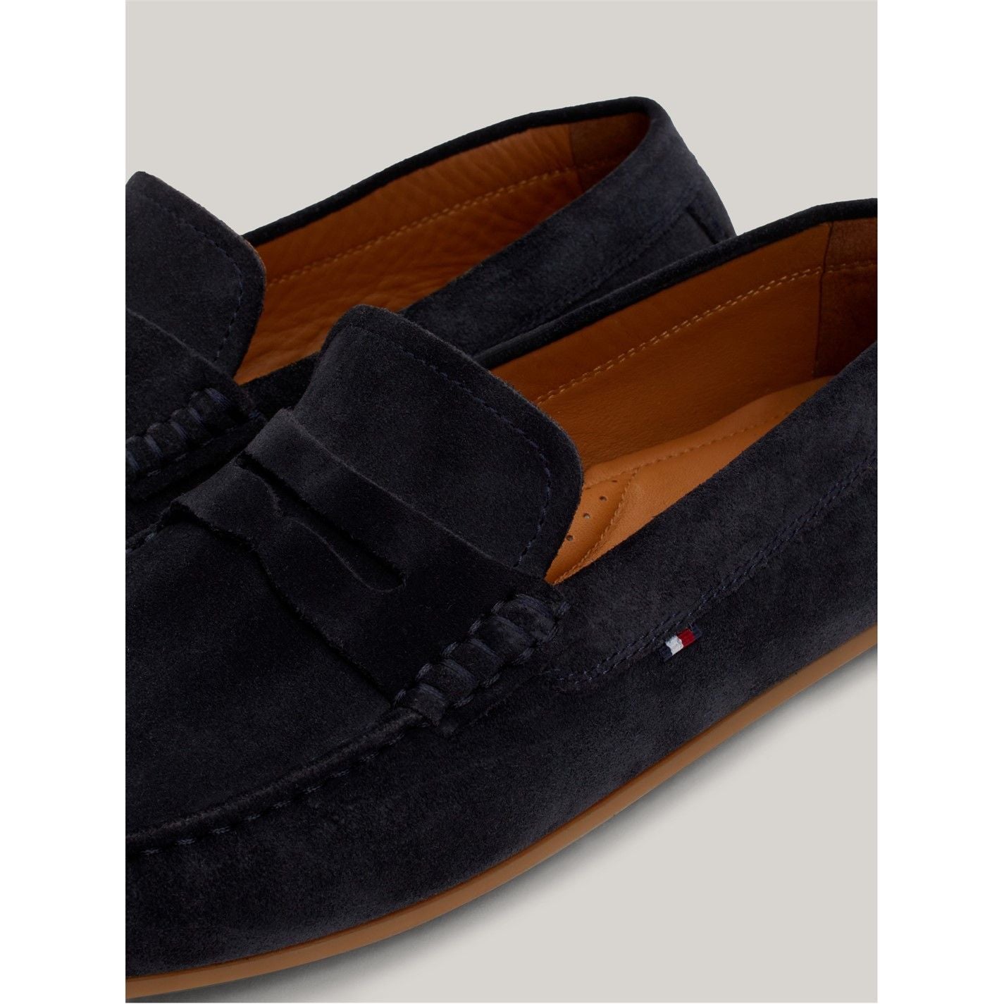  CASUAL HILFIGER SUEDE DRIVER Desert Sky
