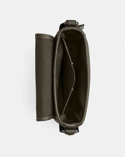 Lucas Crossbody Bag Pebbled Leather-Qb-Uniform Green Pebbled Leather-Qb-Uniform Green