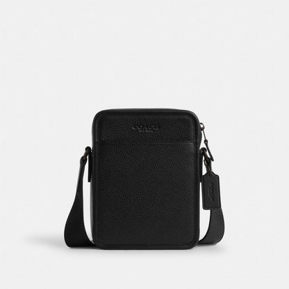 Coach Sullivan Crossbody Bag Black Copper Black