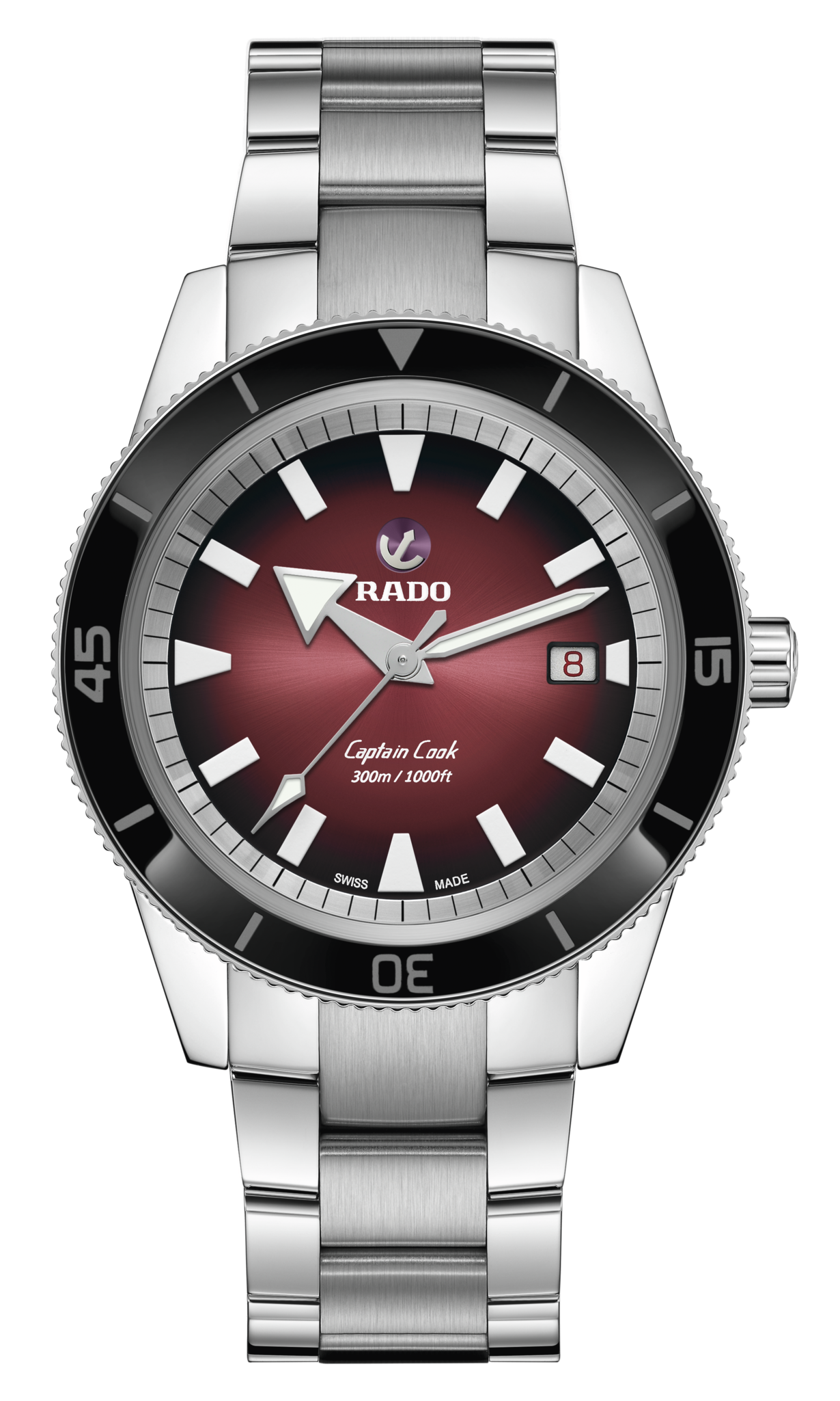 Seiko Rado Captain Cook Automatic Red r32105353