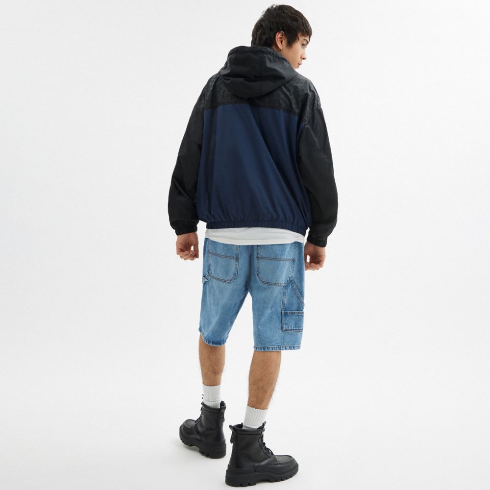 Coach Colorblock Windbreaker Navy Black