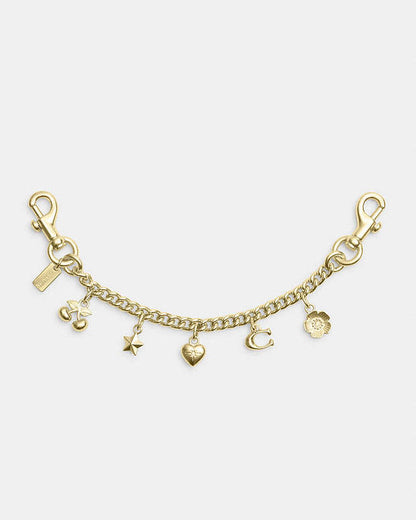 Gold Swagger Chain With Charms Gold-Gold Gold-Gold
