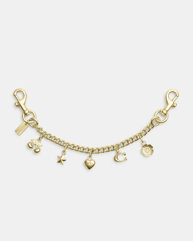 Gold Swagger Chain With Charms Gold-Gold Gold-Gold