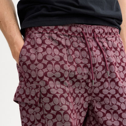Coach Signature Camp Shorts Currant