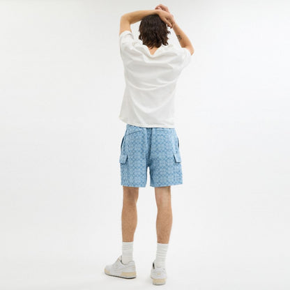 Coach Signature Camp Shorts Light Blue