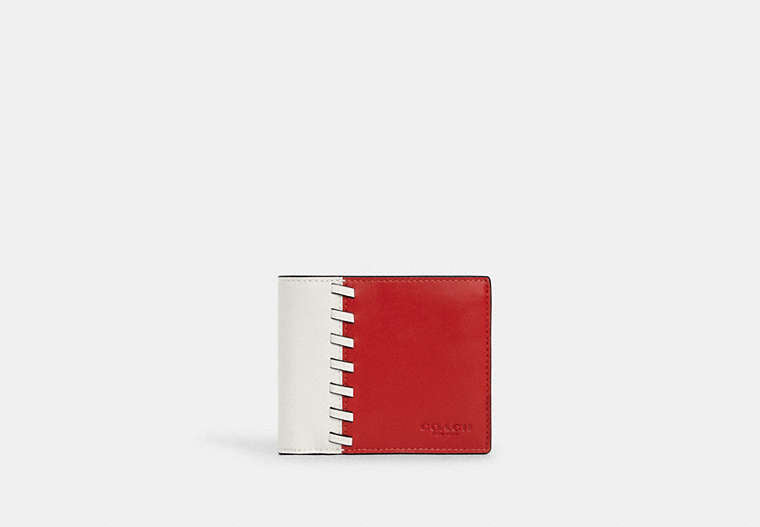 3 In 1 Wallet With Whipstitch Sport Red-Chalk Sport Red-Chalk