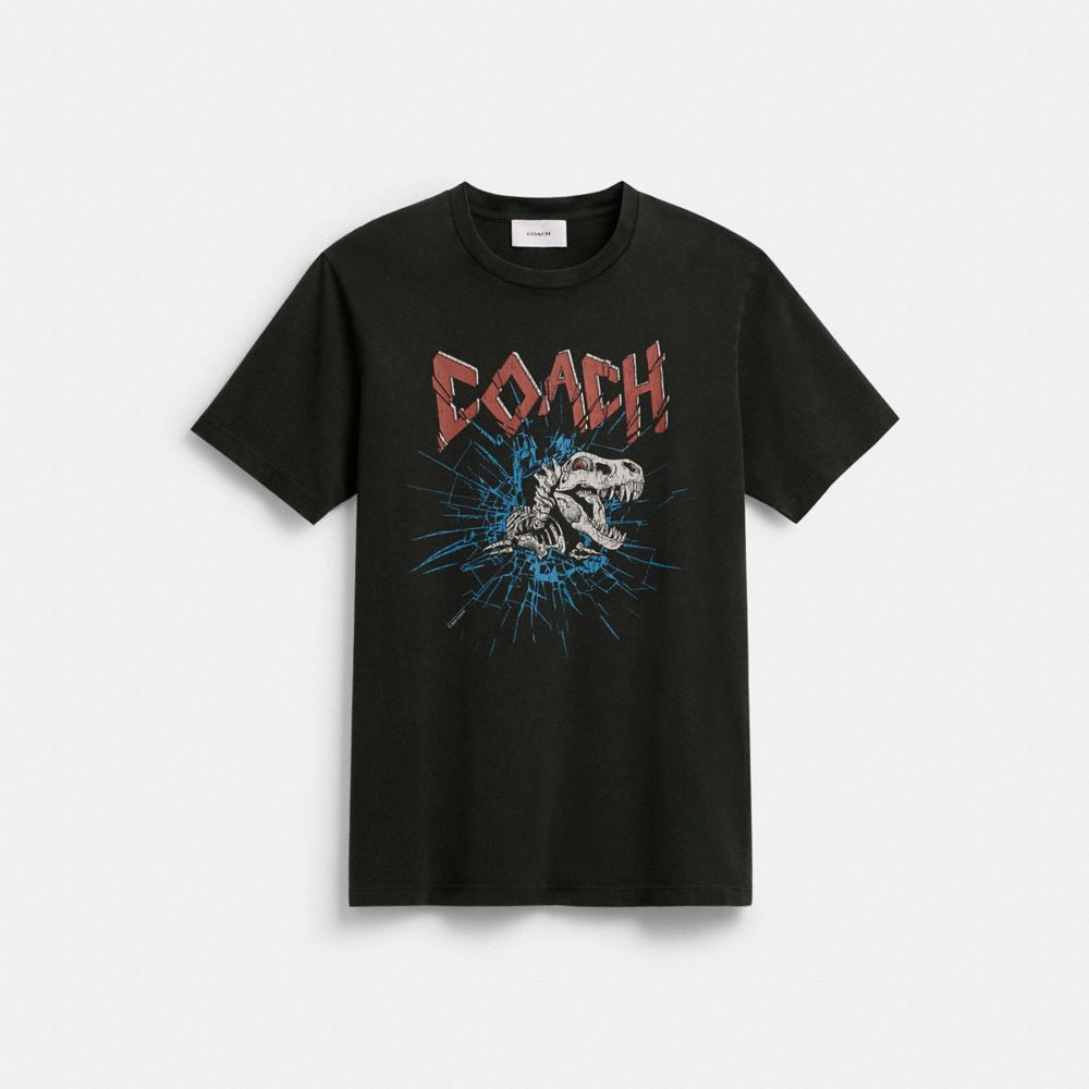 Coach Signature Skeleton Rexy T Shirt Black