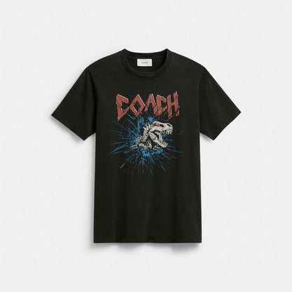 Coach Signature Skeleton Rexy T Shirt Black