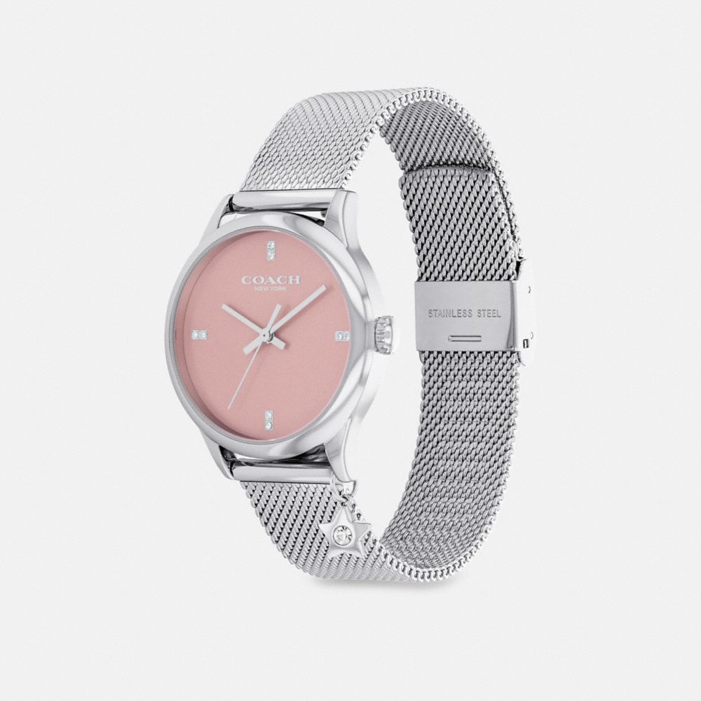 Coach Ruby Watch Gift Set, 32 Mm Stainless Steel Blush