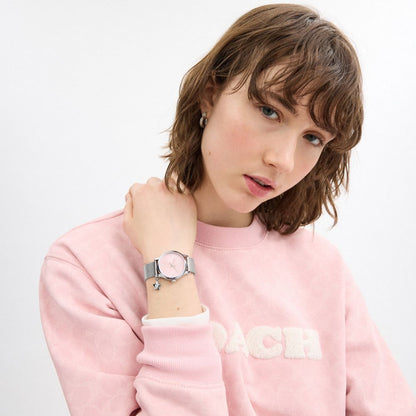 Coach Ruby Watch Gift Set, 32 Mm Stainless Steel Blush