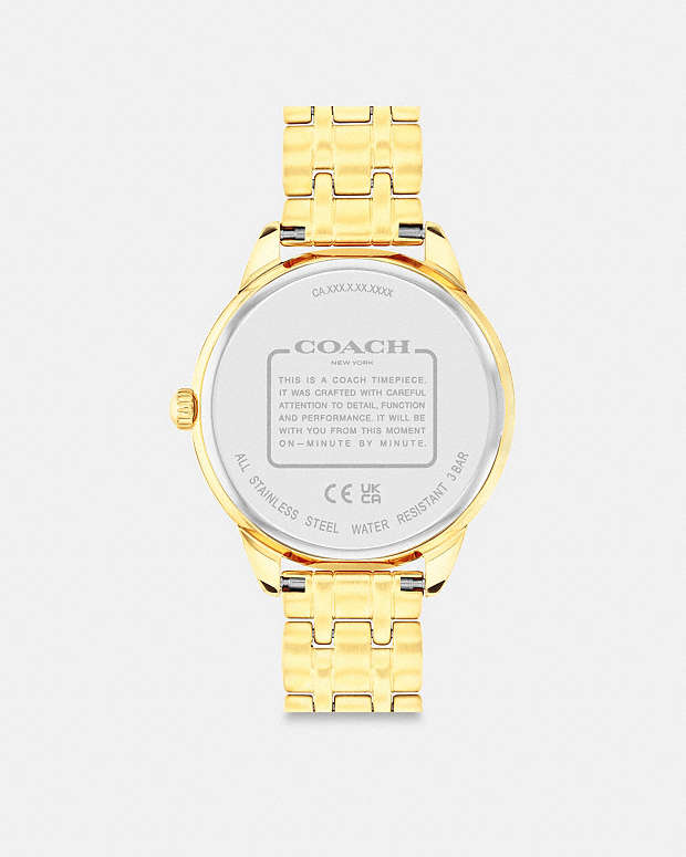 Olivia Watch, 34 Mm Gold Gold