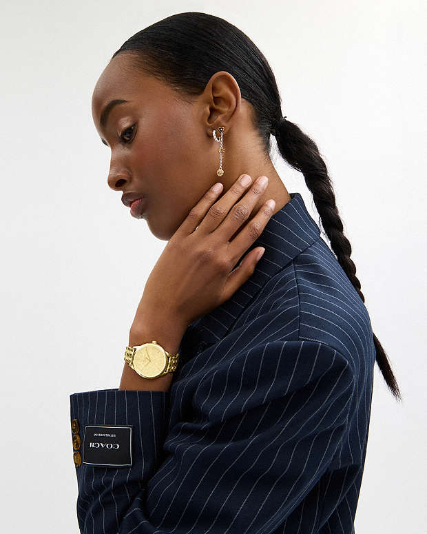 Olivia Watch, 34 Mm Gold Gold