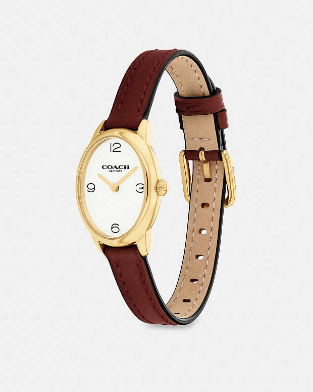 Talia Watch, 22 Mm Dark Wine Dark Wine