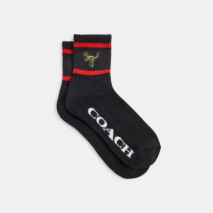 Rexy Quarter Crew Socks Black Black