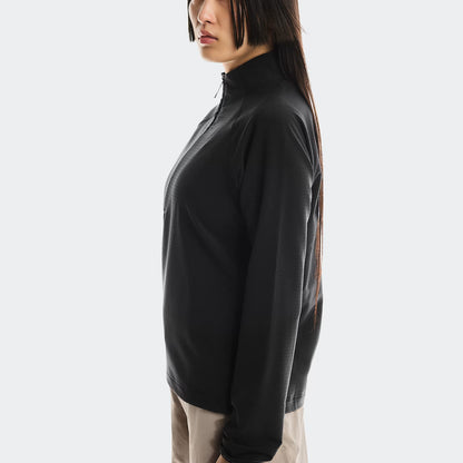 On Trek Quarterzip Black (Women'S)