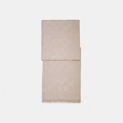 Coach Signature Wrap Oatmeal