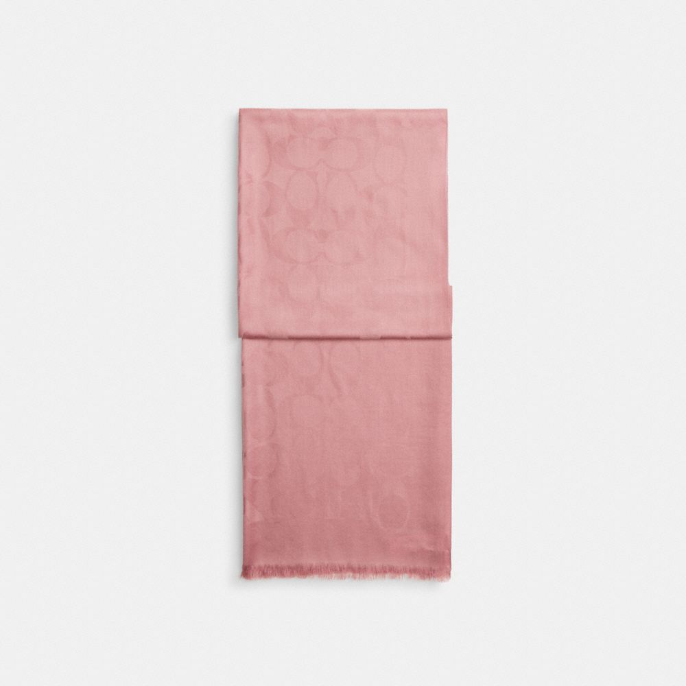 Coach Signature Wrap True Pink
