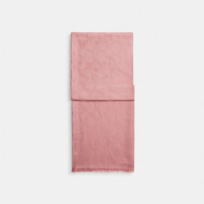 Coach Signature Wrap True Pink