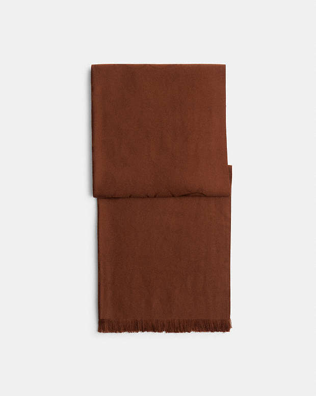 Signature Wrap Wool Silk Blend-Sable Wool Silk Blend-Sable