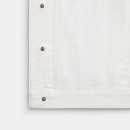 Coach Trucker Jacket White