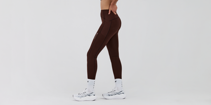 Bandit Womens Stamina V High Waist Leggings Cacao