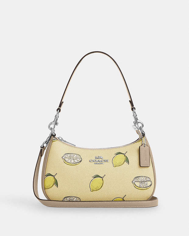 Teri Shoulder Bag With Lemon Print Sv-Garden Glade Multi Sv-Garden Glade Multi