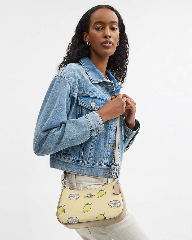 Teri Shoulder Bag With Lemon Print Sv-Garden Glade Multi Sv-Garden Glade Multi