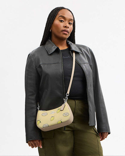 Teri Shoulder Bag With Lemon Print Sv-Garden Glade Multi Sv-Garden Glade Multi