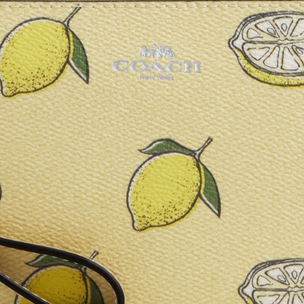 Corner Zip Wristlet With Lemon Print Sv-Garden Glade Multi Sv-Garden Glade Multi