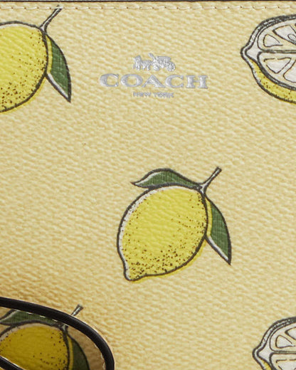 Corner Zip Wristlet With Lemon Print Sv-Garden Glade Multi Sv-Garden Glade Multi