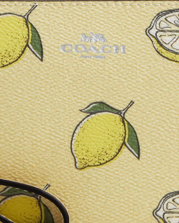 Corner Zip Wristlet With Lemon Print Sv-Garden Glade Multi Sv-Garden Glade Multi