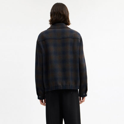 Coach Wool Short Jacket Brown