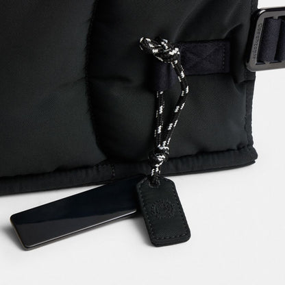 Coach Coachtopia Loop Tote With Wavy Quilting Black 2