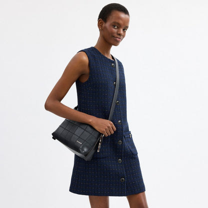 Coach Alter/Ego Slouchy Shoulder Bag In Upcrafted Leather Black