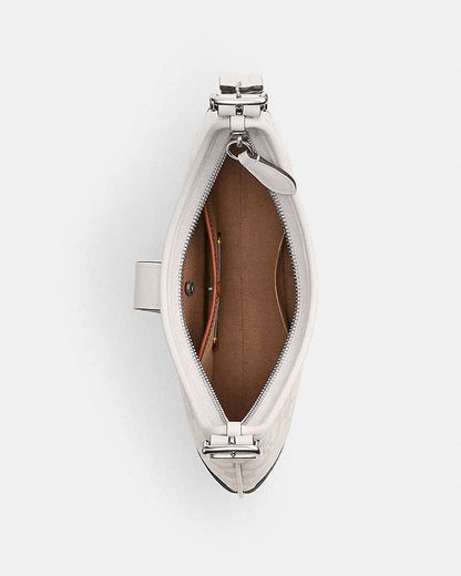 Hamptons Hobo Bag In Signature Jacquard Signature Jacquard-Silver-Cloud Chalk Signature Jacquard-Silver-Cloud Chalk