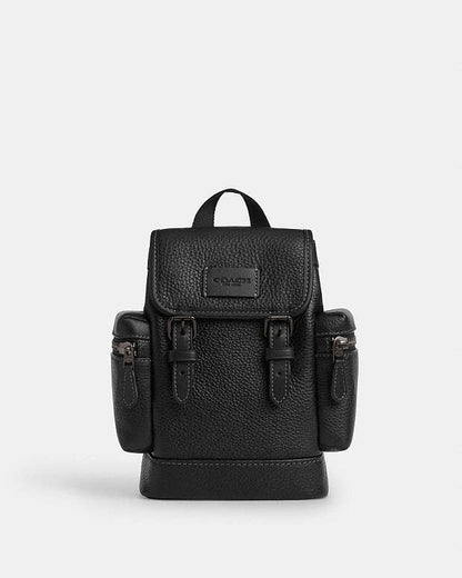 Sprint Sling Pack Pebbled Leather-Black Copper-Black Pebbled Leather-Black Copper-Black
