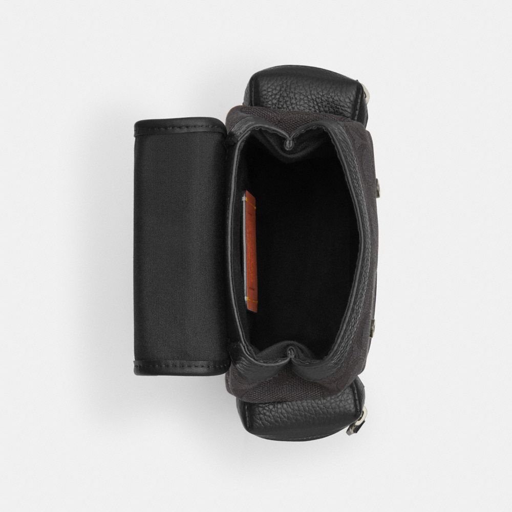 Coach Sprint Sling Pack In Signature Jacquard Black Copper Black