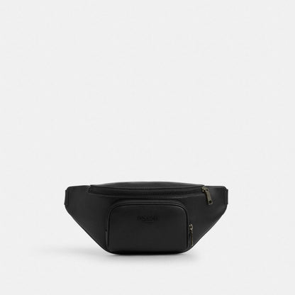 Coach Racer Small Belt Bag Gunmetal Black