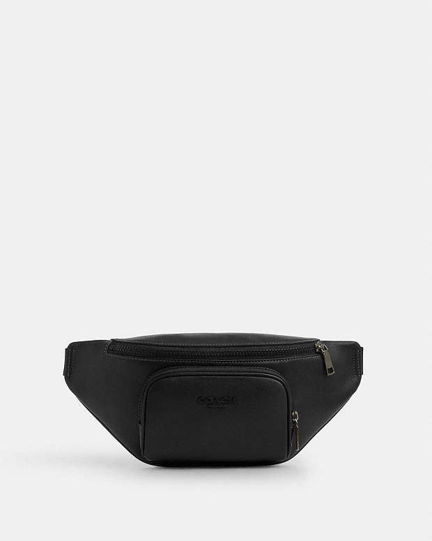 Racer Small Belt Bag Gunmetal-Black Gunmetal-Black