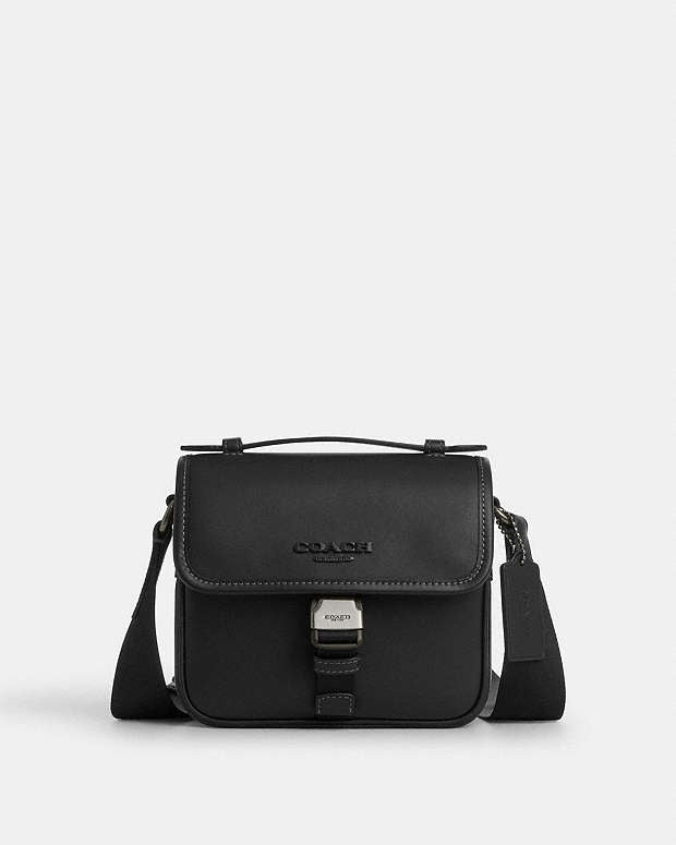 Racer Crossbody Bag Gunmetal-Black Gunmetal-Black