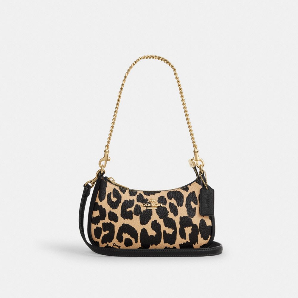 Teri Mini Crossbody Bag With Leopard Print Gold-Leopard Multi Gold-Leopard Multi