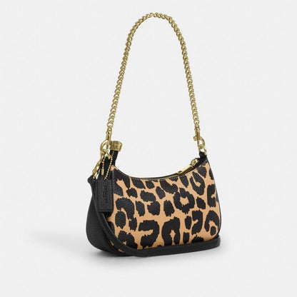 Teri Mini Crossbody Bag With Leopard Print Gold-Leopard Multi Gold-Leopard Multi