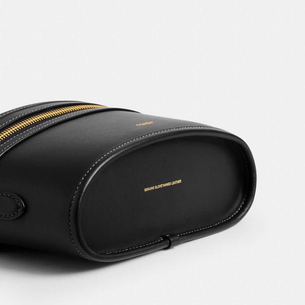 Coach Trail Bag Brass Black