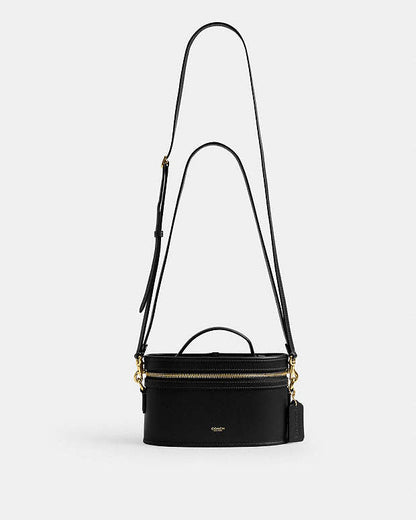 Trail Bag Glovetan Leather-Brass-Black Glovetan Leather-Brass-Black