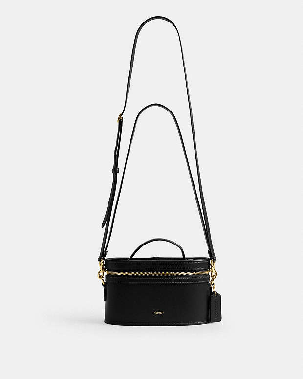 Trail Bag Glovetan Leather-Brass-Black Glovetan Leather-Brass-Black